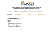 Tablet Screenshot of cuxhaven-tourismus.org